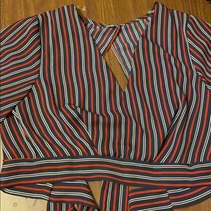 Open back cropped top